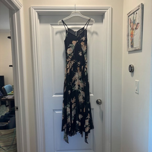 Lulus Feeling Freesia Navy Blue Floral Print Maxi Dress - Picture 6 of 15